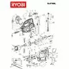 Ryobi EJ700L Spare Parts List Type: 5133000541